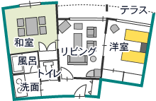 101号室見取図